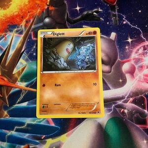Pokémon Diglett 36/124 XY Fates Collide card 2016